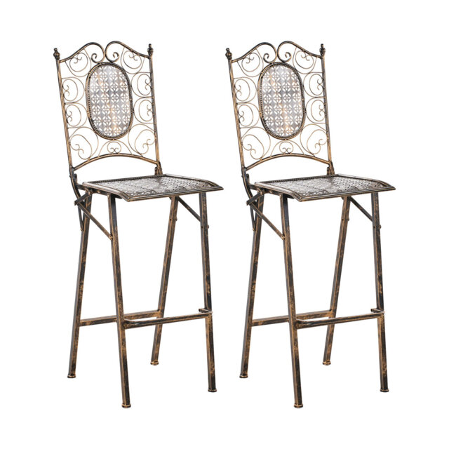 Bormio Iron Outdoor 74cm Bar Stool