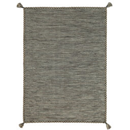 Piero Sahara Flatweave Cotton Brown Rug