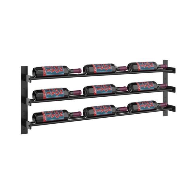 Thedford 9 Bottle Wall Mounted Wine Bottle Rack