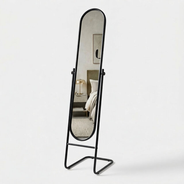 Harbour Housewares Round Full-Length Mirror