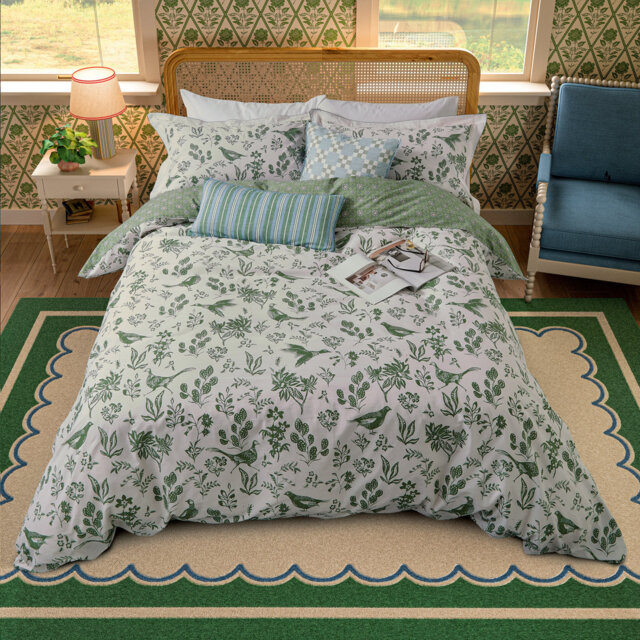Festival Pheasants Cotton Duvet Cover Set