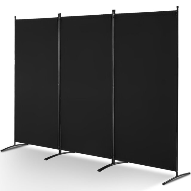 260cm W x 52cm H 3 - Panel Folding Room Divider