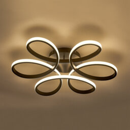Innsbrook Modern Acrylic Light-adjusted Petal Ceiling Light 1-Light Semi Flush Mount Light