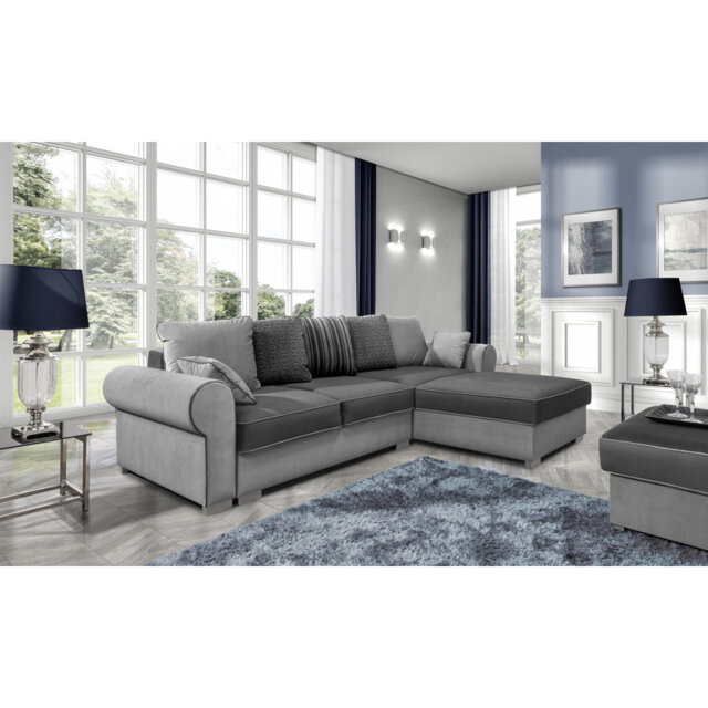 Aadyan 5 Seater Velvet Sofa Bed