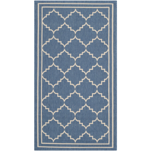 Anais Hooked Blue/Beige Indoor/Outdoor Rug
