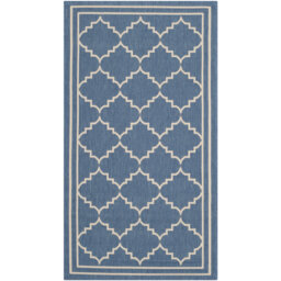 Anais Hooked Blue/Beige Indoor/Outdoor Rug
