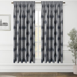 Roughton Cotton Blend Semi Sheer Curtain Pair