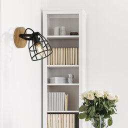 Virgnia Solid Wood Wall Spotlight