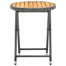 Lahoma Round Metal Folding Outdoor Dining Table , 60cm cm W 60cm cm D