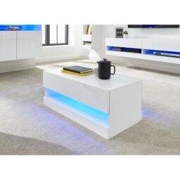 Allmon Floor Shelf Coffee Table with Storage