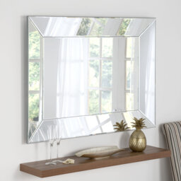 Angled Tray Joice Rectangular Bevelled Mirror