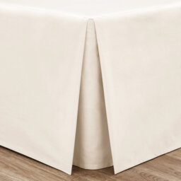 Easy Iron Percale Box Pleated Valance Sheet