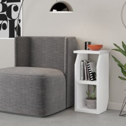 Akie Modern Compact Side Table for Small Spaces