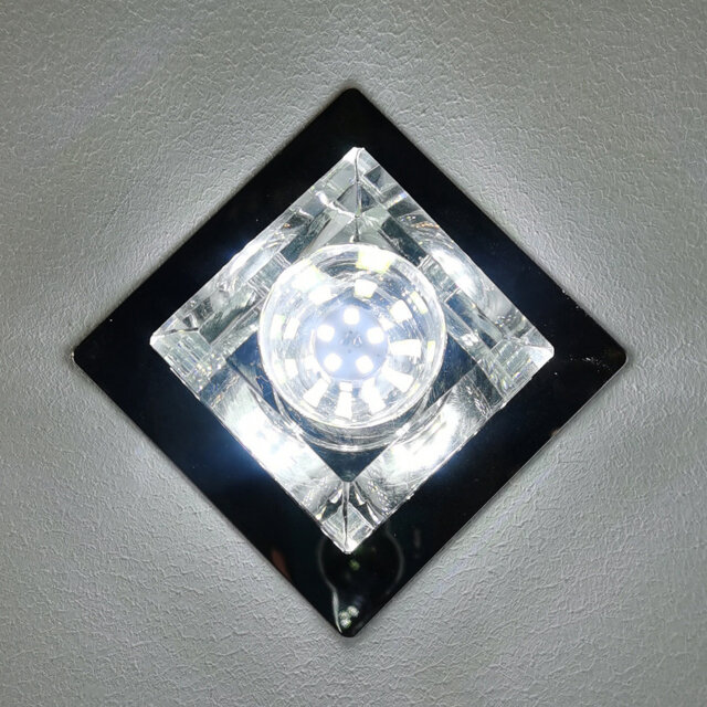 Acaia Crystal LED Flush Mount