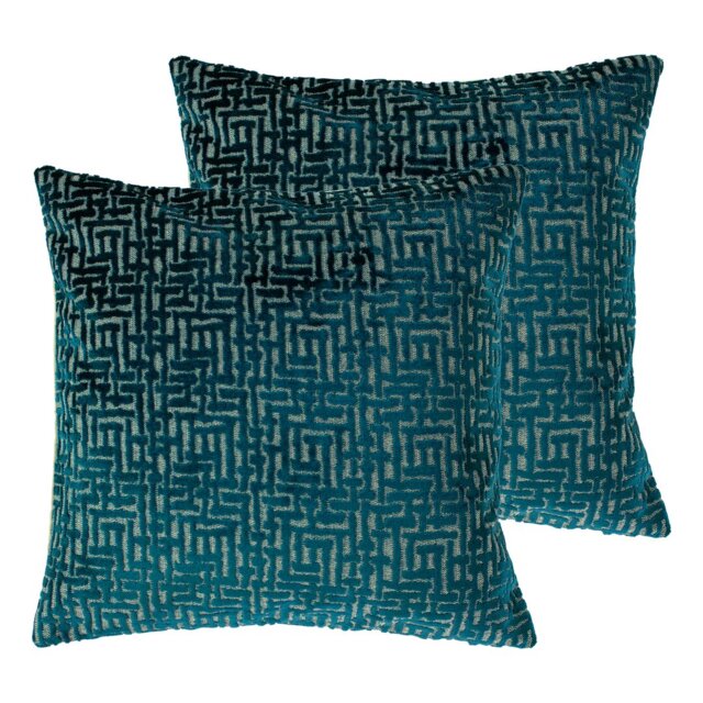 Geometric Square Cushion