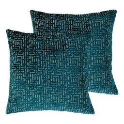 Geometric Square Cushion