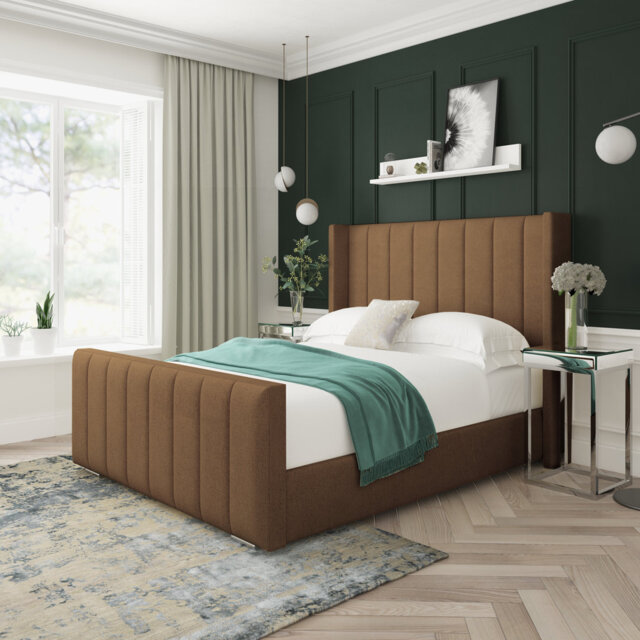 Willow Wool Upholstered Bed Frame