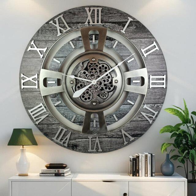 Solid Wood Wall Clock