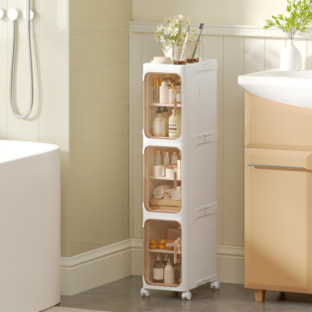 Plastic / Acrylic Bathroom Cabinet