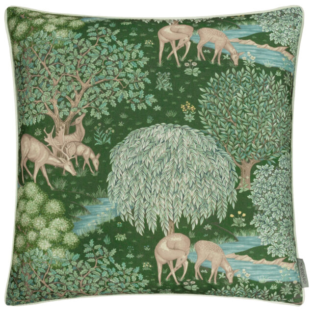 The Brook Indoor / Outdoor Floral Square Cushion