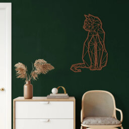 Metal Cat Wall Décor