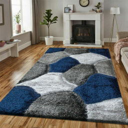 Bascum Blue Grey Rug