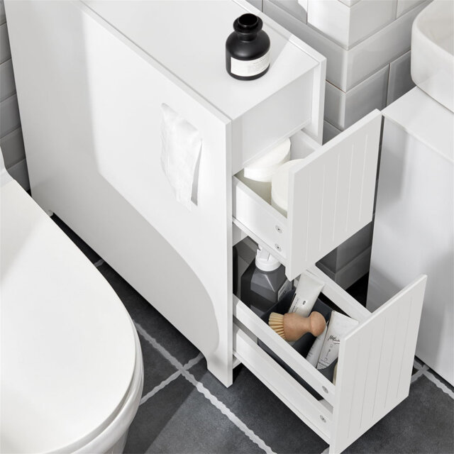Niche shelf 20cm with castors. Kitchen shelf. Niche trolley. Niche cabinet. Narrow shelf. Bathroom furniture
