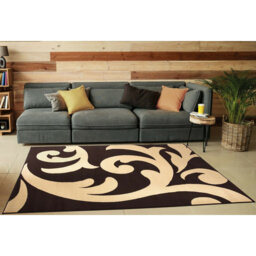Bittle Tufted Brown/Beige Rug