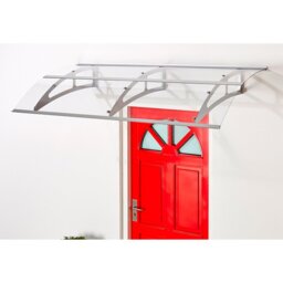 Dakota Fields 1.90cm W x 0.91cm D Plastic Clear Cover Retractable Door / Window Awning
