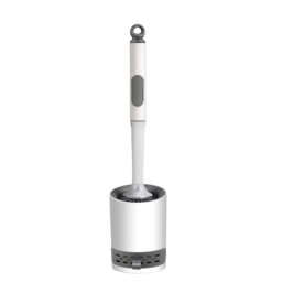 Refillable Toilet Brush & Holder (TPR Head)