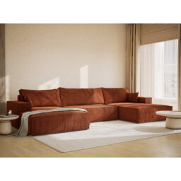 6 Seater Reclining Corner Sofa