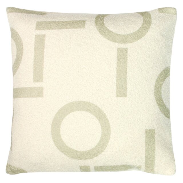 Geometric Black Square Cushion Cover