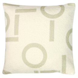 Geometric Black Square Cushion Cover
