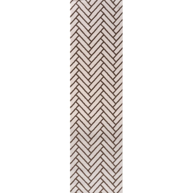 Loft Modern Chevron Living Room Area Rug and Runner Soft Pile