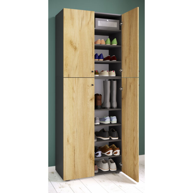 18 Pair Shoe Rack