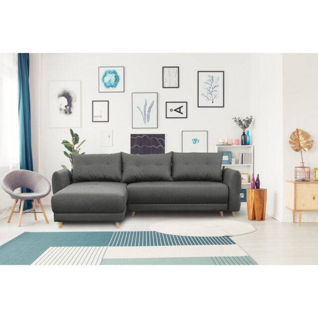 Talbert Corner Sofa With Bed Function
