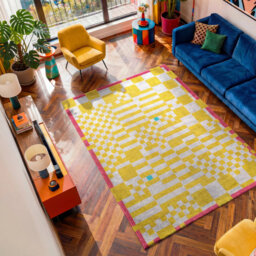 Abstract Recycled P.E.T Jacquard Indoor / Outdoor Area Rug