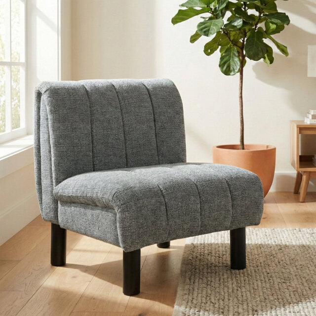 Premium Sofa Touch Fabric Accent Chair