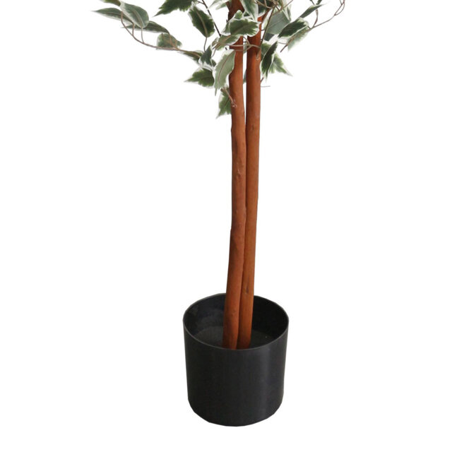 Leaf Artificial Ficus Tree / Plant 160cm Plant in Pot Liner