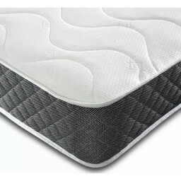 Longwave Quilted Hybrid Spring with Diamond Border Open Coil Mattress