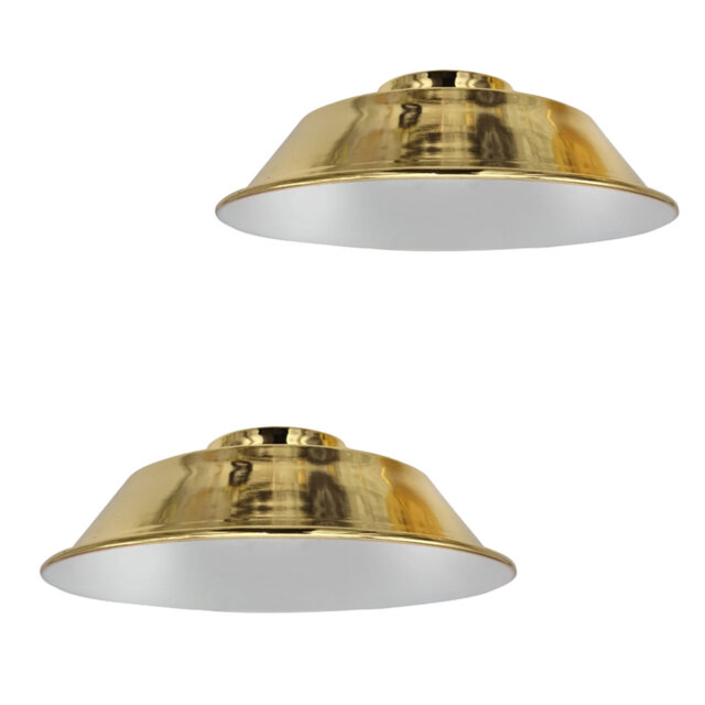 Lymas 10cm H Metal Bowl Lamp Shade ( Uno )