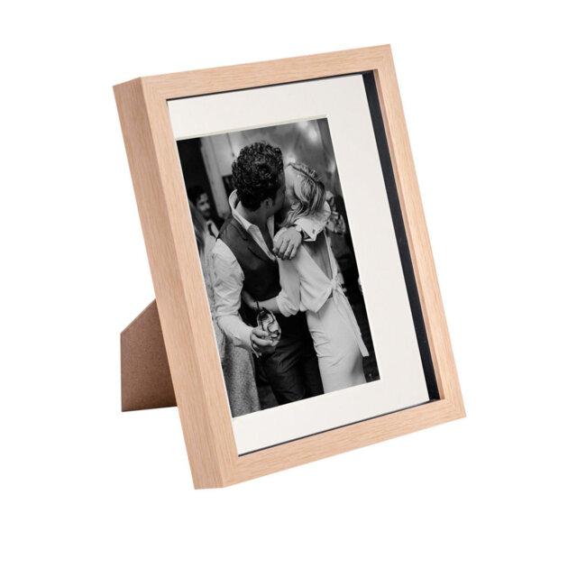 "Nicola Spring - 3D Box Photo Frame - 8 x 10"" with 5 x 7"" Mount"