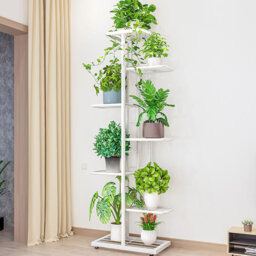 Plant Stand Indoor Outdoor,7 Tier 8 Potted Multiple Flower Pot Holder Shelf, Plant Shelf Corner Display Rack