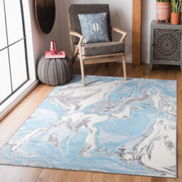 Abren Abstract Indoor / Outdoor Area Rug