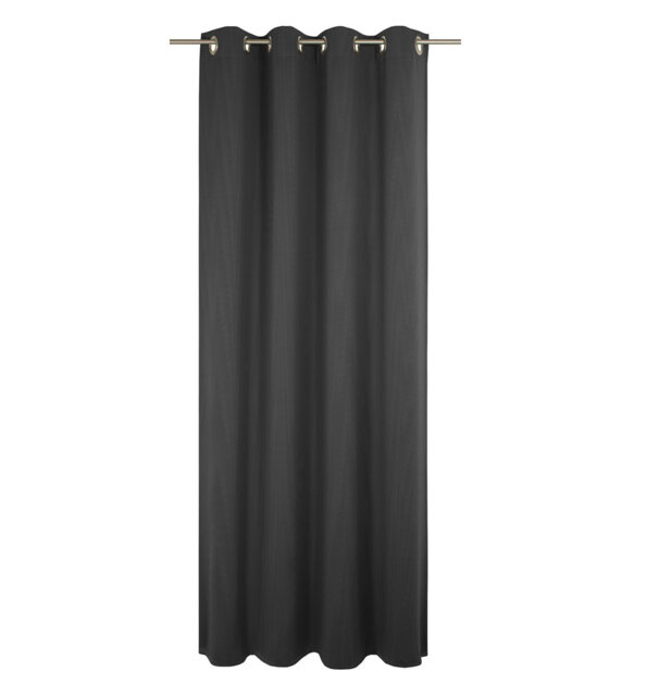 Uni Collection 100% Cotton Room Darkening Curtain Single Panel