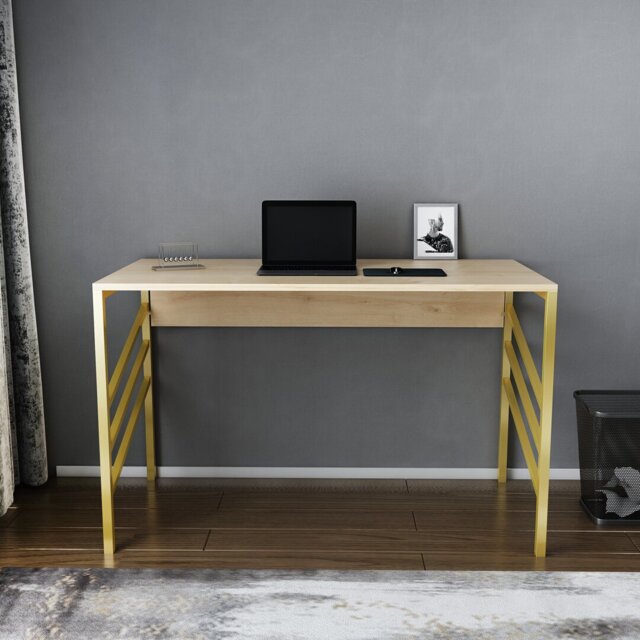 Metal Base Writing Desk