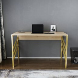Metal Base Writing Desk