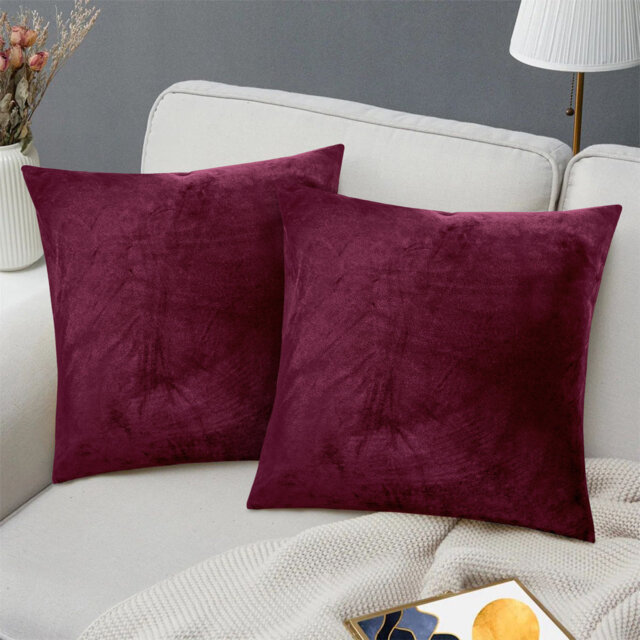 Heavy Crushed Velvet Cushion Cover