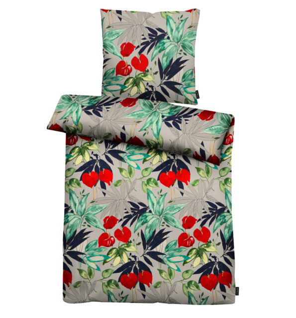 Kinyata Satin Duvet Cover Set
