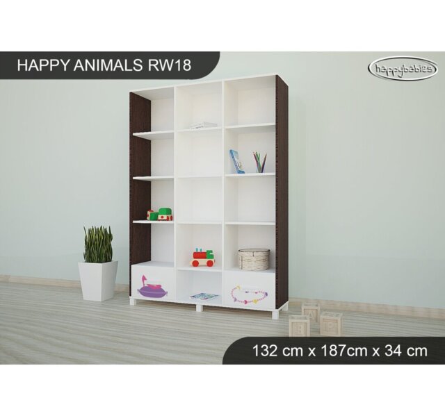 187cm H X 132cm W Kids Bookcase